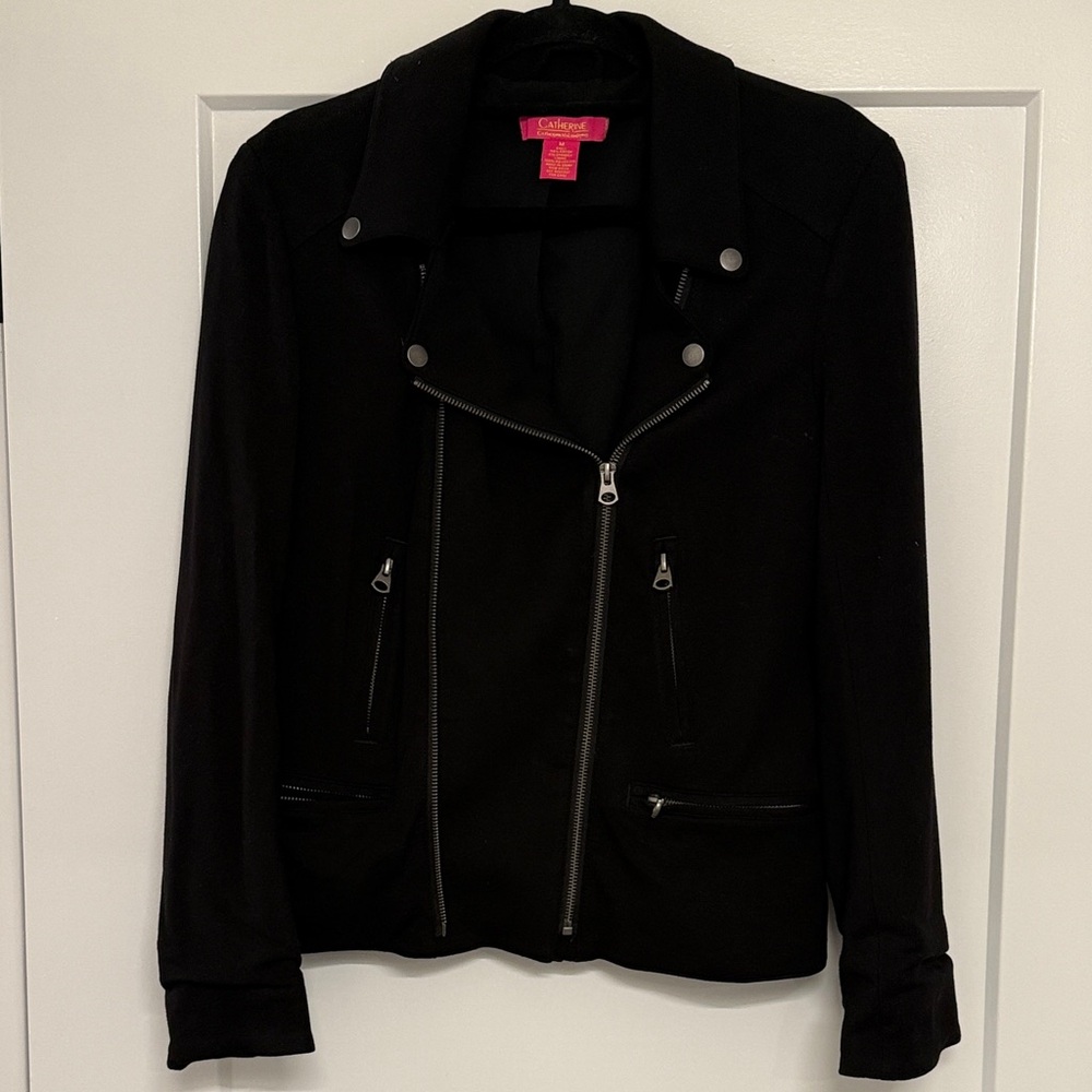 Catherine Malandrino Women's Black Moto Jacket